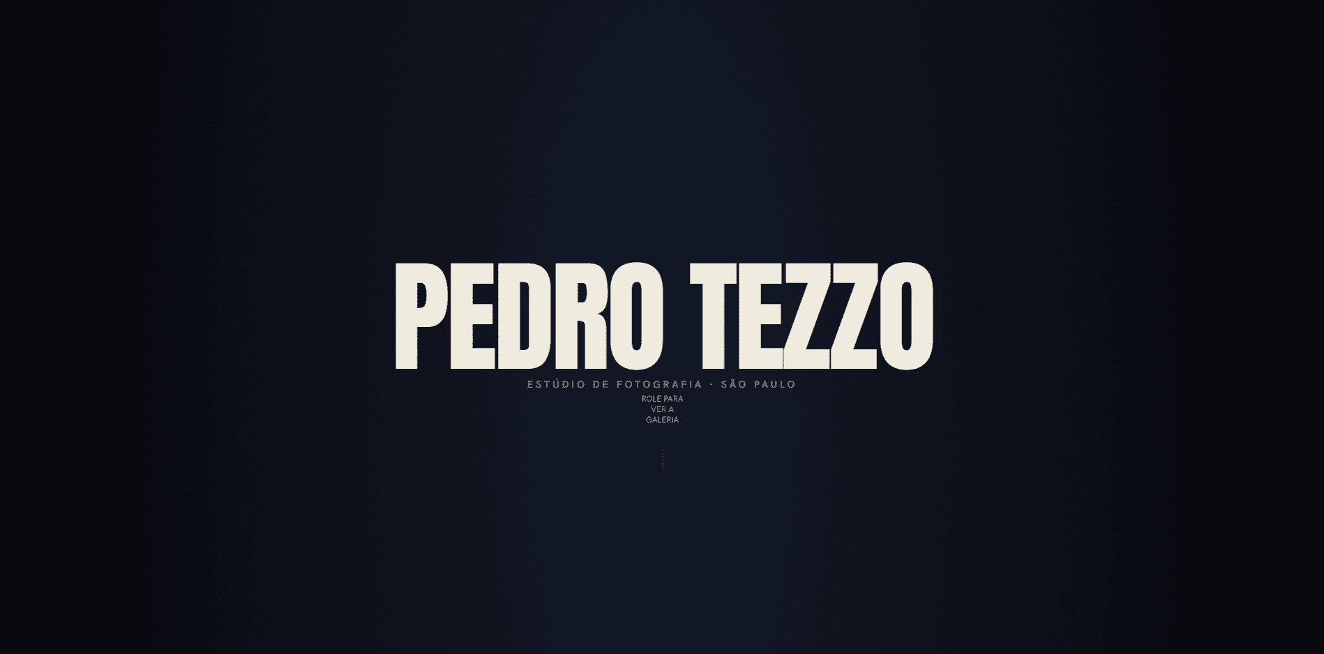 Página inicial de Estúdio Tezzo